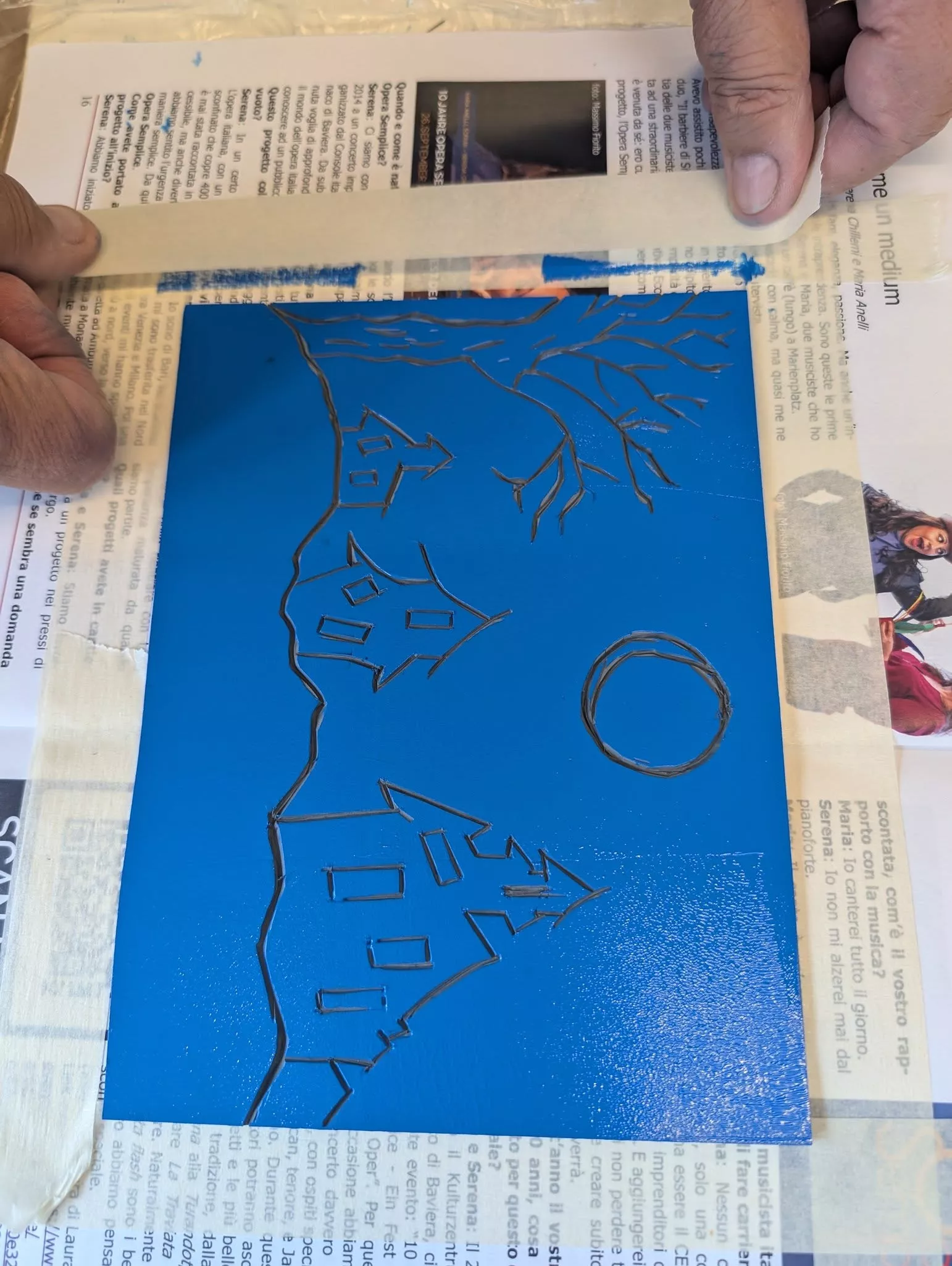 Workshop Lineografia