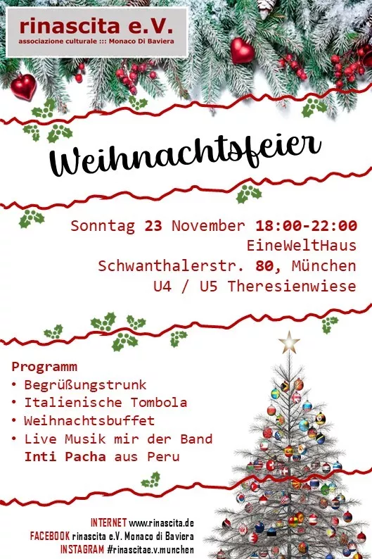 Weihnachtsfeier rinascita e.V.