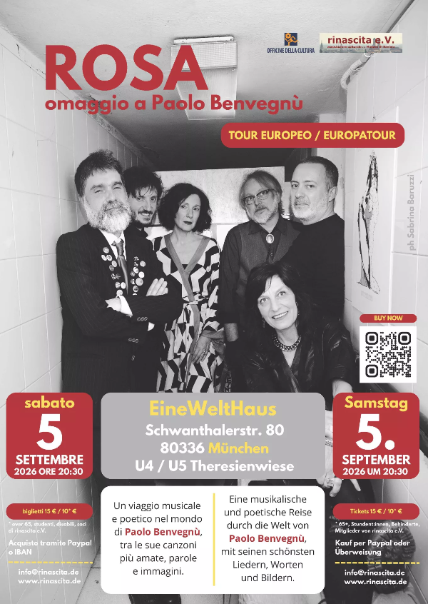 Rosa - omaggio a Paolo Benvegnu